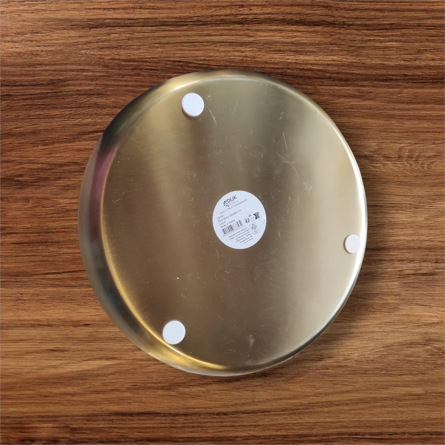 Användbar skål med marmorutseende