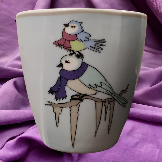 Mugg med fågelmotiv