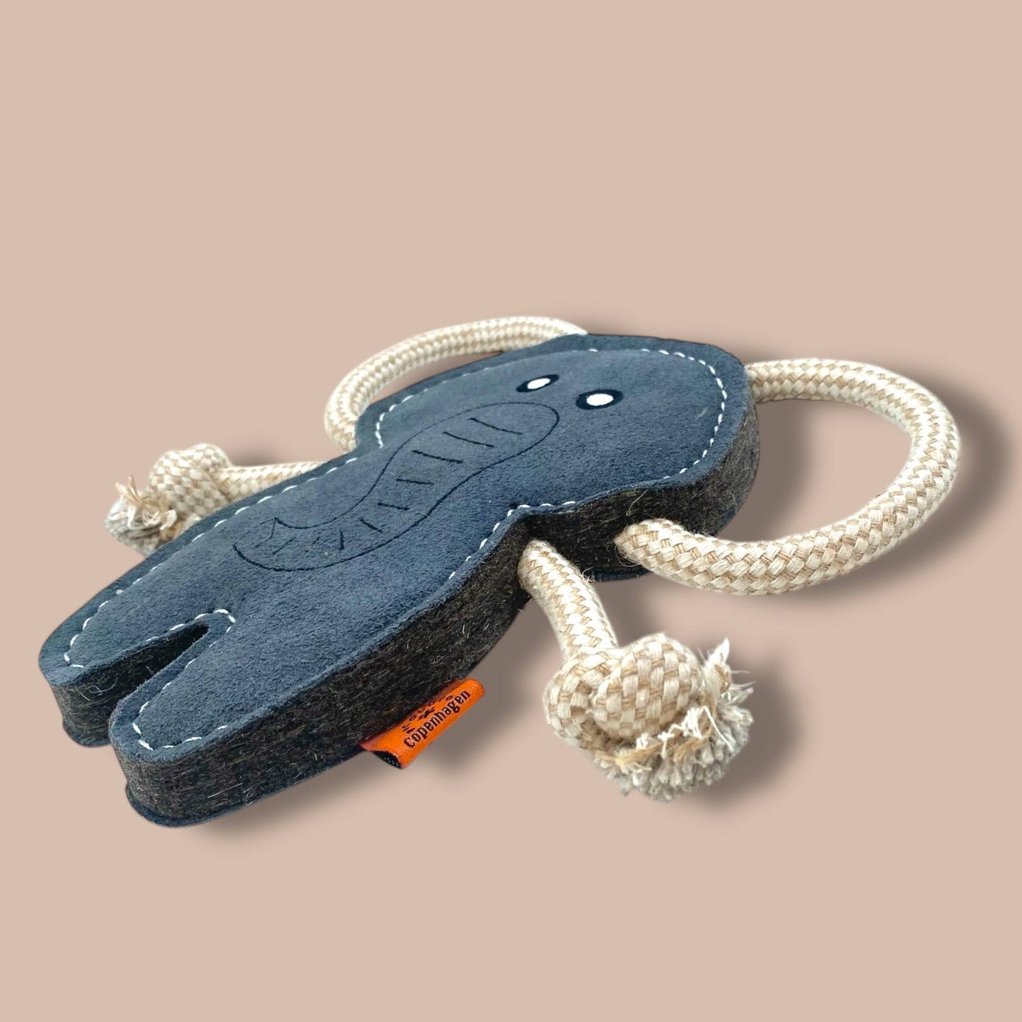 Bitleksak för hunden - robust tuggleksak tillverkad av naturmaterial