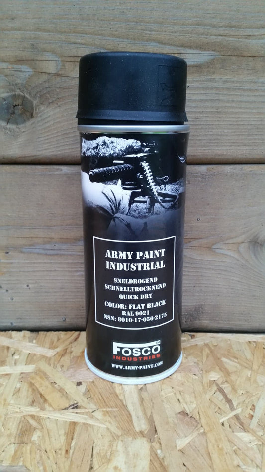 Sprayfärg Flat Svart/mattsvart