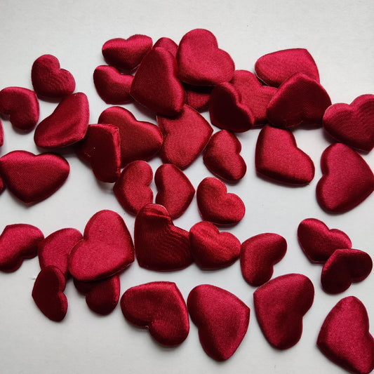 Tyghjärtan för dekoration