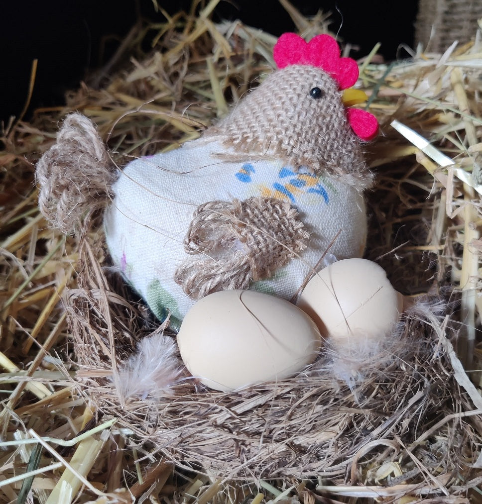 Mamma höna på boet