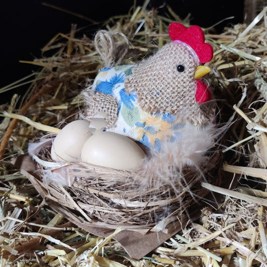 Mamma höna på boet