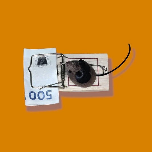 Musfälla - pengagåva