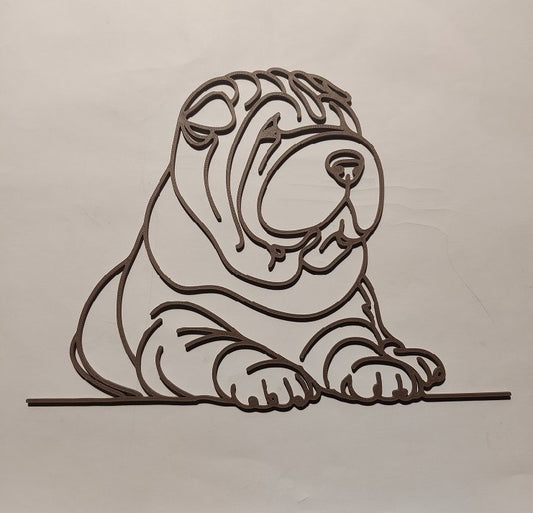 Shar Pei i 3D-utskrift
