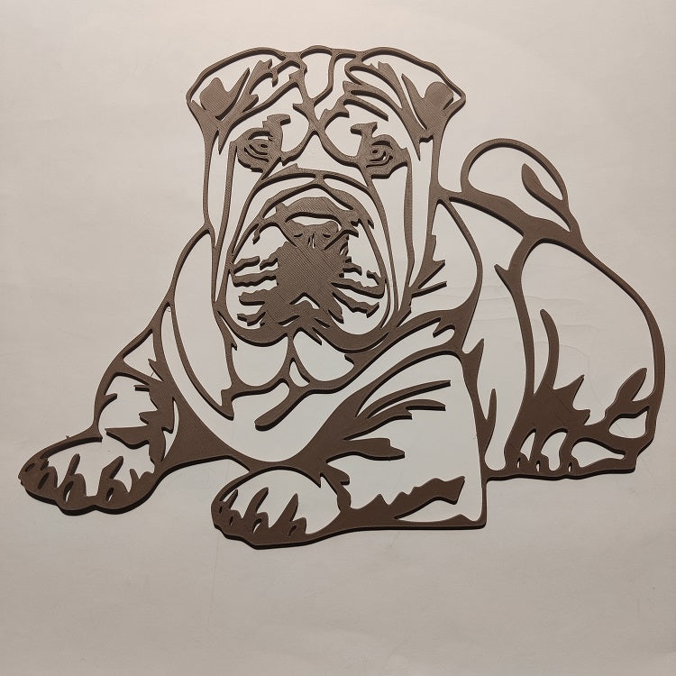 Shar Pei i 3D-utskrift