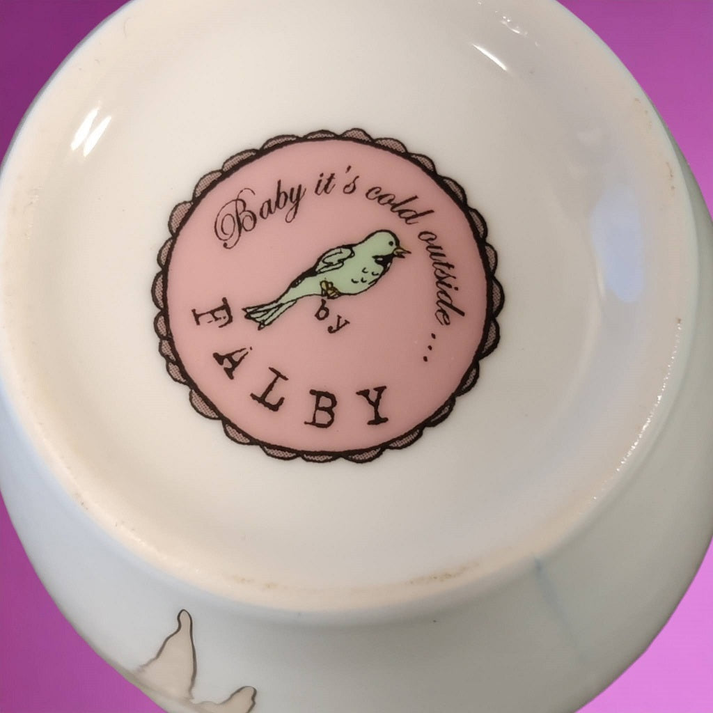 Mugg med fågelmotiv