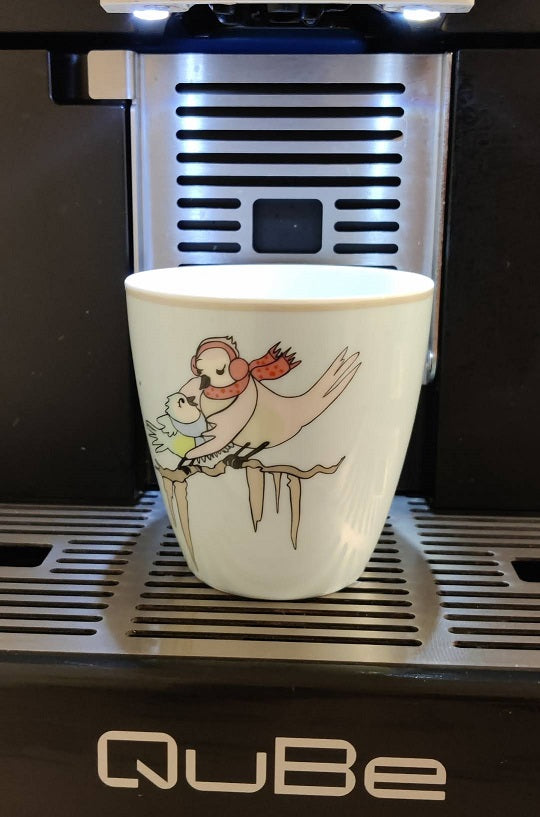 Mugg med fågelmotiv